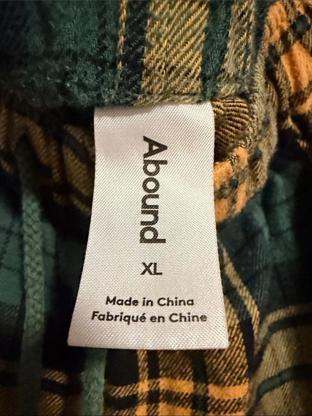 Abound Green and Yellow Plaid Men's Joggers
